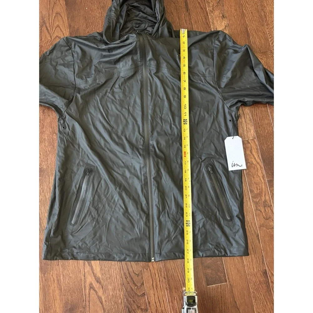 NWT Imperial Motion Men's Full Zip Water Resistant‎ Lightweight Hooded Jacket L